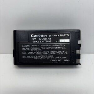 CANON BP-E77K Battery Pack, 6v‎ 1000mAh, Battery for Camcorder